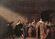 PALAMEDESZ, Antonie Party Scene with Music oil painting